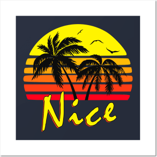Nice Retro Sunset Posters and Art